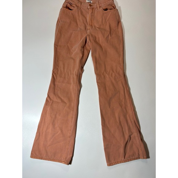 Wrangler Denim - Wrangler Westward Jeans Womens 27 Orange Excellent High Rise Flare Earth Wash